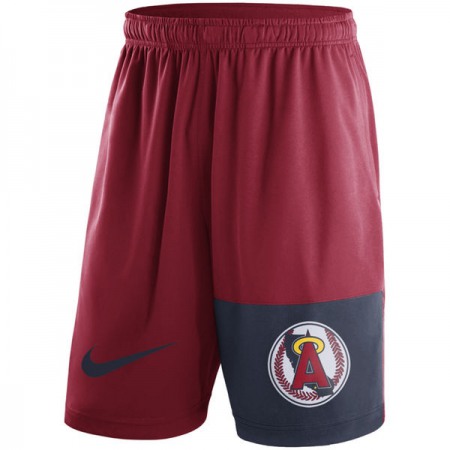 Men's Los Angeles Angels of Anaheim Red Cooperstown Collection Dry Fly Shorts