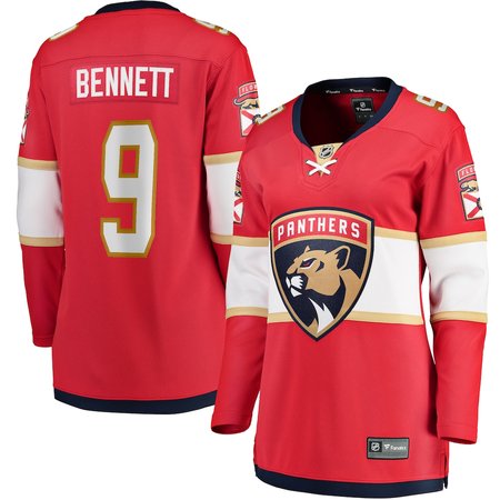 Women's Florida Panthers #9 Sam Bennett Red Home Replica Jersey