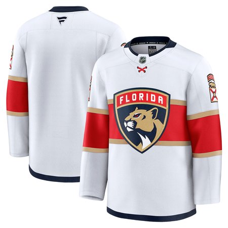Men's Florida Panthers White Home Premium Jersey