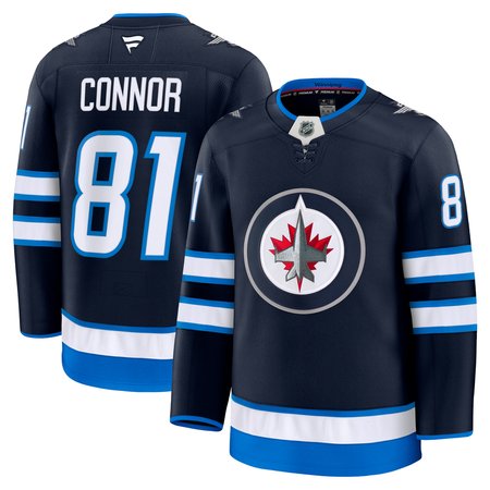 Youth Winnipeg Jets #81 Kyle Connor Navy Home Jersey