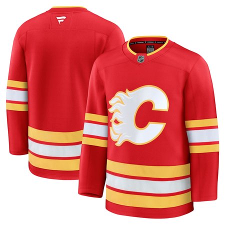Men's Calgary Flames Red Home Premium Jersey