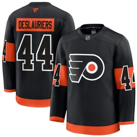 Men's Philadelphia Flyers #44 Nicolas Deslauriers Black Alternate Premium Jersey
