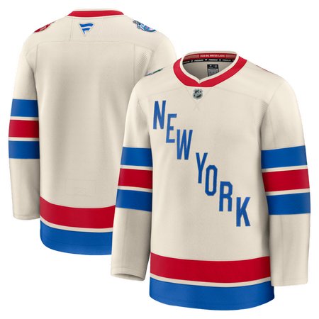 Youth New York Rangers Beige 2026 NHL Winter Classic Jersey