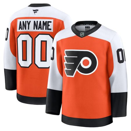 Youth Philadelphia Flyers Orange Home Custom Jersey