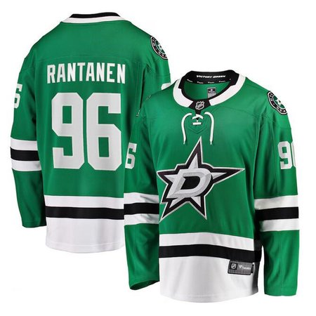 Youth Dallas Stars #96 Mikko Rantanen Green Home Stitched Hockey Jersey