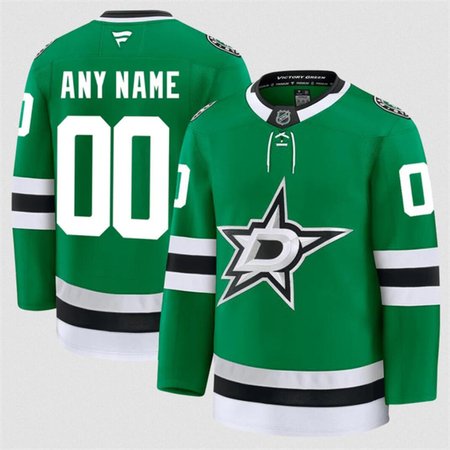 Men's Dallas Stars Custom Green 2024-25 Home Stitched Hockey Premium Jersey