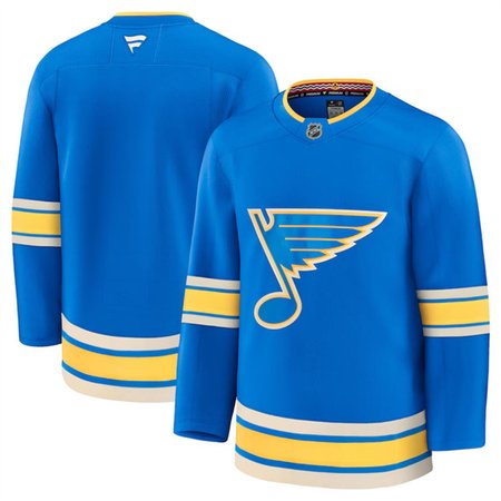 Youth St. Louis Blues Blank Blue 2024-25 Alternate Stitched Hockey Jersey