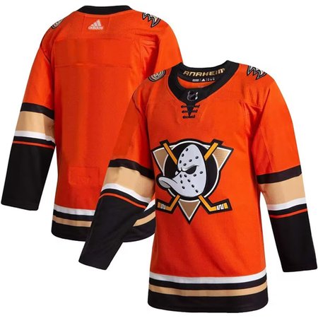 Youth Anaheim Ducks Blank Orange Stitched Jersey