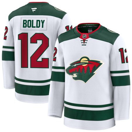 Youth Minnesota Wild #12 Matt Boldy White Alternate Stitched Hockey Jersey
