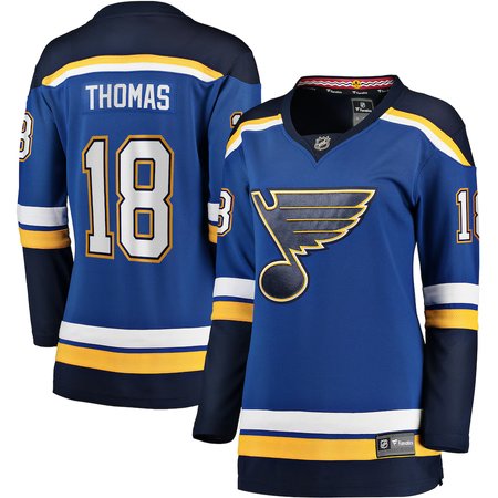 Women's St. Louis Blues #18 Robert Thomas Blue Home Player Jersey