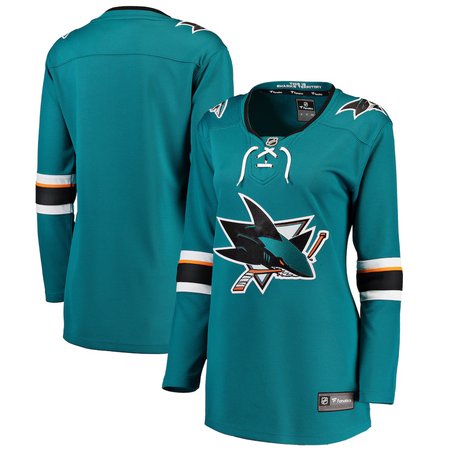 Women's San Jose Sharks Fanatics Teal Home Jersey