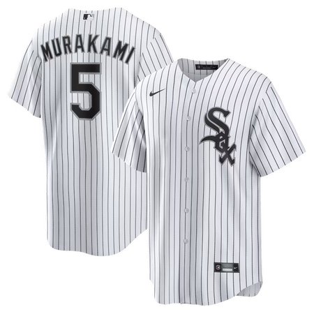 Men's Chicago White Sox #5 Munetaka Murakami Nike White Home Replica Jersey