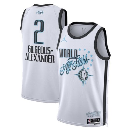 Youth 2026 NBA All-Star #2 Shai Gilgeous-Alexander White Game Swingman Jersey