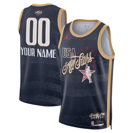 Men's 2026 NBA All-Star Navy Game Swingman Custom Jersey