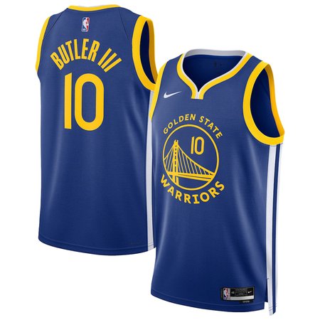 Women's Golden State Warriors #10 Jimmy Butler III Nike Royal Swingman Icon Edition Jersey