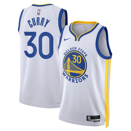 Women's Golden State Warriors #30 Stephen Curry Nike White Swingman Association Edition Jersey
