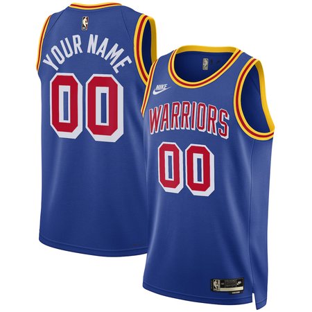 Women's Golden State Warriors Nike Blue Swingman Classic Edition Custom Jersey