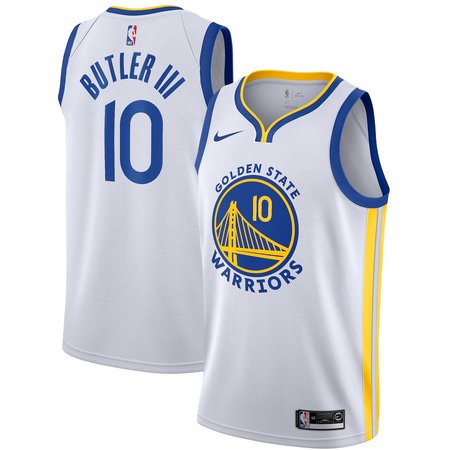 Youth Golden State Warriors #10 Jimmy Butler III Nike White Swingman Association Edition Jersey