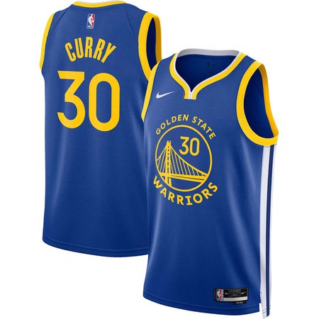 Women's Golden State Warriors #30 Stephen Curry Nike Royal Swingman Icon Edition Jersey