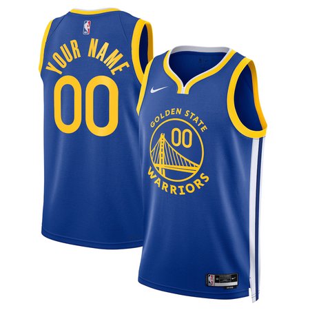 Women's Golden State Warriors Nike Royal Swingman Icon Edition Custom Jersey