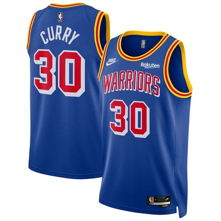 Women's Golden State Warriors #30 Stephen Curry Nike Blue Swingman Classic Edition Jersey