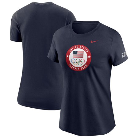 Women's Team USA Navy Milano Cortina 2026 Winter Olympics T-Shirt