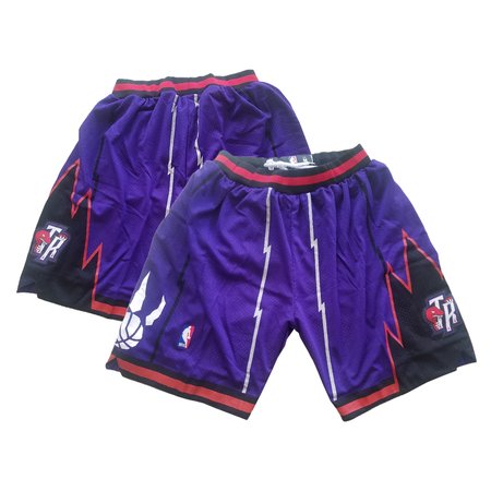 Men's Toronto Raptors Purple Shorts