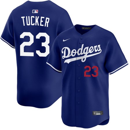 Youth Los Angeles Dodgers #23 Kyle Tucker Royal Home Stadium Jersey