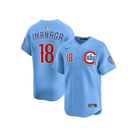 Youth Chicago Cubs #18 Shota Imanaga Blue Cool Base Stitched Baseball Jersey