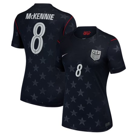 Women's Weston McKennie #8 USA Away Stadium Replica Jersey World Cup 2026