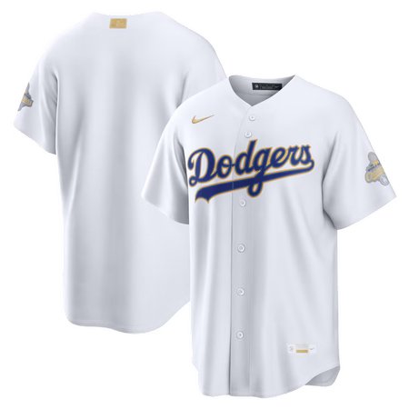Men's Los Angeles Dodgers Nike White 2026 Gold Collection Stadium Jersey
