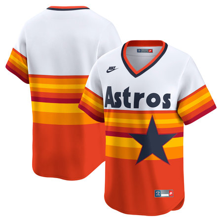 Men's Houston Astros Nike White Cooperstown Collection Limited Jersey