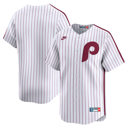 Men's Philadelphia Phillies Nike White Cooperstown Collection Limited Jersey