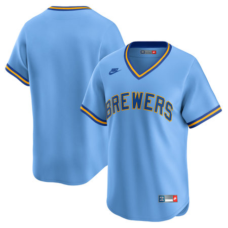 Men's Milwaukee Brewers Nike Blue Limited Cooperstown 1978-89 Jersey