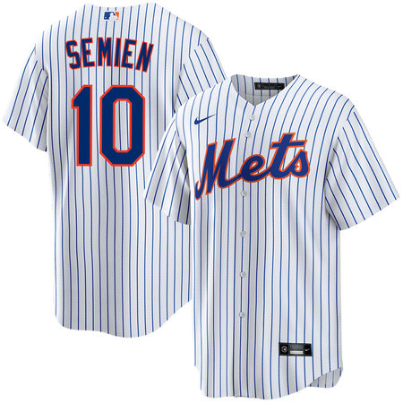 Youth New York Mets #10 Marcus Semien White Home Jersey