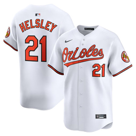 Youth Baltimore Orioles #21 Ryan Helsley Nike White Home Limited Jersey