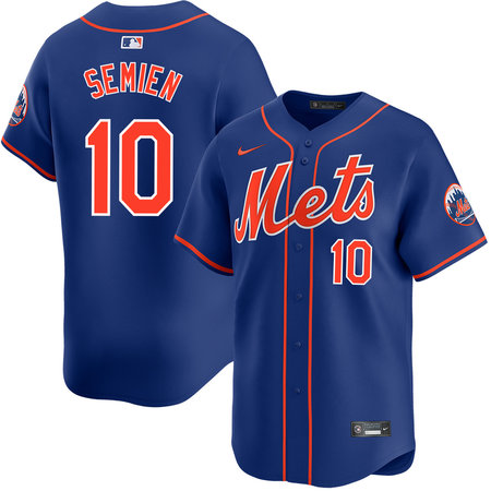 Youth New York Mets #10 Marcus Semien Royal Alternate Limited Jersey