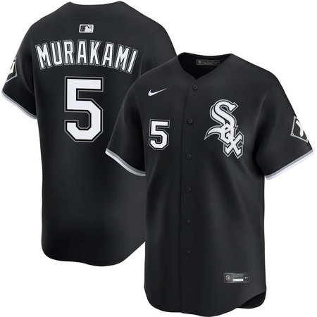 Youth Chicago White Sox #5 Munetaka Murakami Black Alternate Limited Jersey