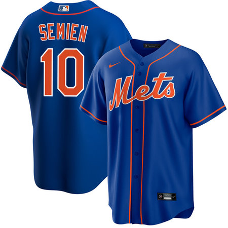 Youth New York Mets #10 Marcus Semien Royal Alternate Jersey