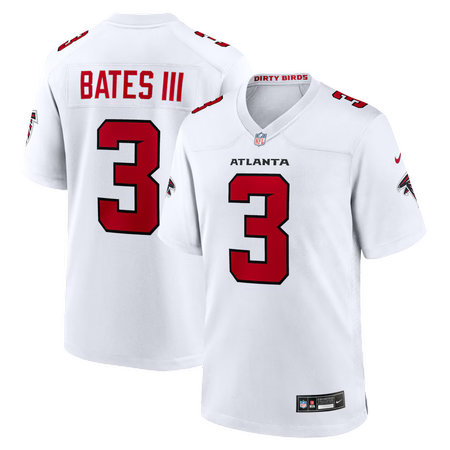 Youth Atlanta Falcons #3 Jessie Bates III Nike White Game Jersey