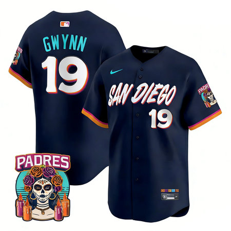 Youth San Diego Padres #19 Tony Gwynn Navy 2026 City Connect Stitched Jersey
