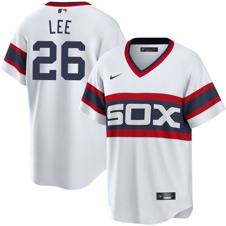 Men's Chicago White Sox #26 Korey Lee Nike White Home Replica Jersey