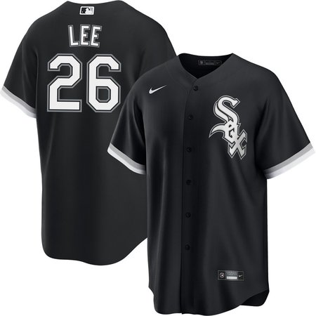 Men's Chicago White Sox #26 Korey Lee Black Home Official Player Jersey