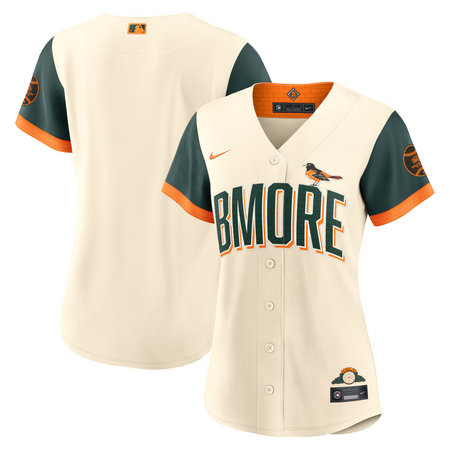 Women's Baltimore Orioles Nike Natural 2026 City Connect Stadium Jersey