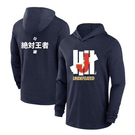 Men's Japan Baseball Navy 2026 World Baseball Classic Club Hoodie