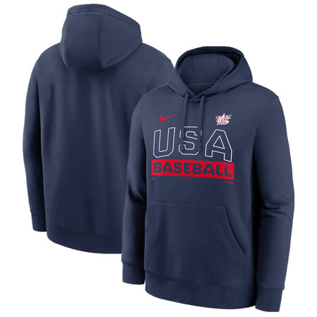 Men's USA Baseball Navy 2026 World Baseball Classic Club Hoodie