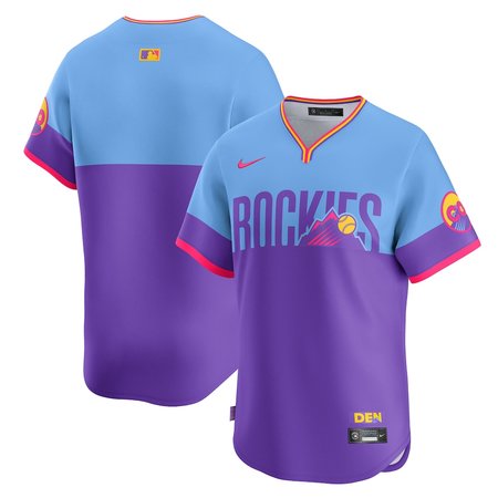 Youth Colorado Rockies Purple/Light Blue 2025 City Connect Limited Jersey
