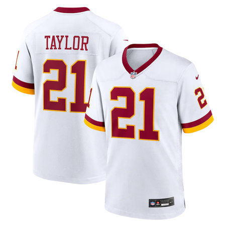 Youth Washington Commanders #21 Sean Taylor Nike White Game Super Bowl Era Jersey