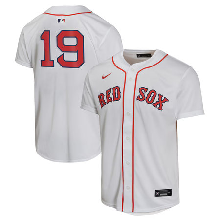 Youth Boston Red Sox #19 Roman Anthony Nike White Home Player Game Jersey