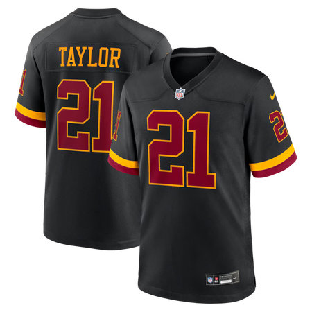 Youth Washington Commanders #21 Sean Taylor Nike Black Hail Raiser Alternate Retired Player Game Jersey
